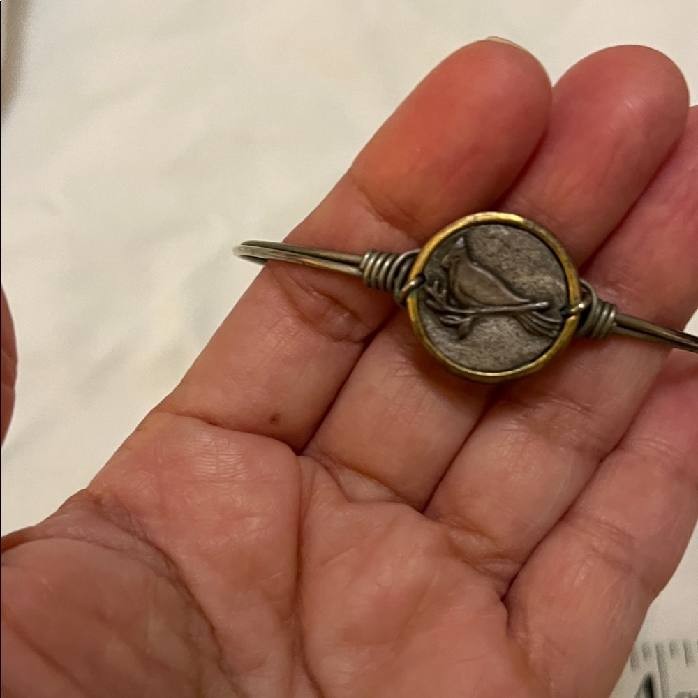 Bird Silver and Gold Women's Bracelet